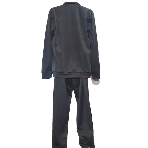 Adidas Black Track Suit NWT - Jacket & Pants Set, Lightweight Athletic Wear 0039 - Picture 3 of 7